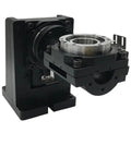 Premium Hollow Rotary Platform Indexing Table For CNC Routers showcases cast iron construction and precision step control for accurate machining.
