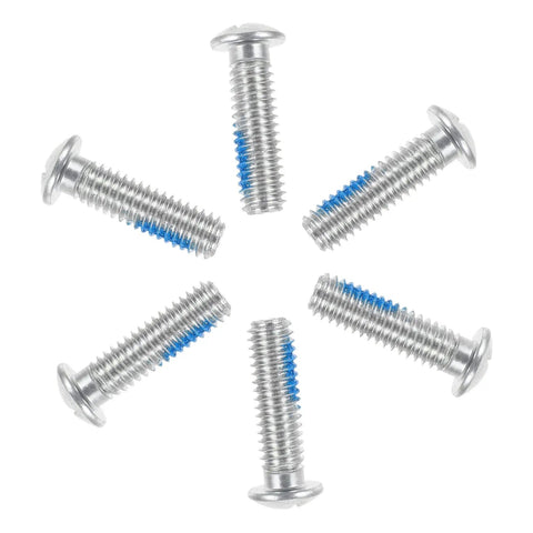18 Pack Roller Skate Brake Screws And Stopper Fittings For Inline And Quad Skates, Pro Grade Repair Parts, silver metal screws