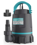 Heavy Duty 1/2 Hp Submersible Sump Pump Running Smooth As Silk Delivers Serious High Flow Drainage with hose attachment.