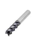 Square End Mill Carbide 4 Flute 3/8 Inch Cutting Tool for Milling Alloy Steels Hardened Steel Cast Iron and Metals Durable
