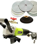 Concrete Countertop Wet Polisher Grinder Sander with pads and variable speed for granite stone marble tile polishing projects