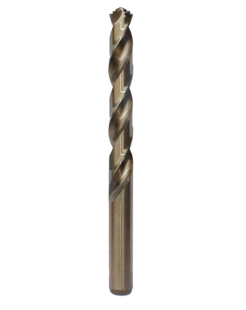 Twist drill bit, metric M42 8% cobalt, 1–10 mm, for stainless steel, Amazon brand