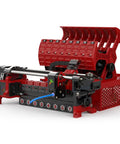 Ercf V2 Eight Or Twelve Channel Filament Switch System For Multi Color 3D Printing showing red body and automated filament routing features.