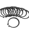 External Retaining Ring Set For Bearings 46mm ID And 54mm OD 10 Pcs Metal Snap Rings Fits H2306 Bearing 3mm Holes 2mm Thick