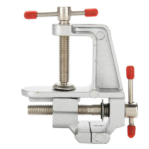Ultra Portable Aluminum Mini Vise Clamp For Jewelry Making And Small Repairs On Your Workbench Easy Adjustable Precision Clamp