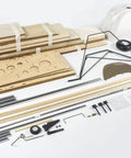 Spacewalker Balsa Wood RC Airplane Kit 63 Inch Wingspan Unassembled DIY Fixed Wing Plane for Adults laser cut parts.
