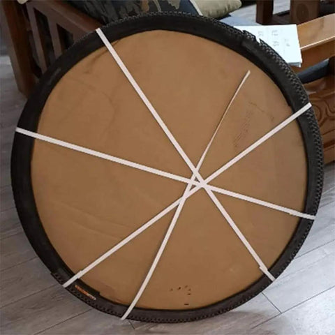 Bombproof Tempered Glass Lazy Susan Turntable with cardboard packaging, strap-secured, 39-inch size, ready for hotel and restaurant use