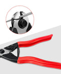7.6 Inch Steel Wire Cutter One Hand Operation Cuts All Wires Up To 5/32 Inch Including Steel Cable Aircraft Cable Wire Rope Bike