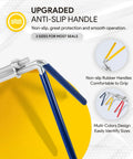 5 Pack Hydraulic Seal Installation Tool Kit showing non-slip rubber handles in multi colors for easy size identification
