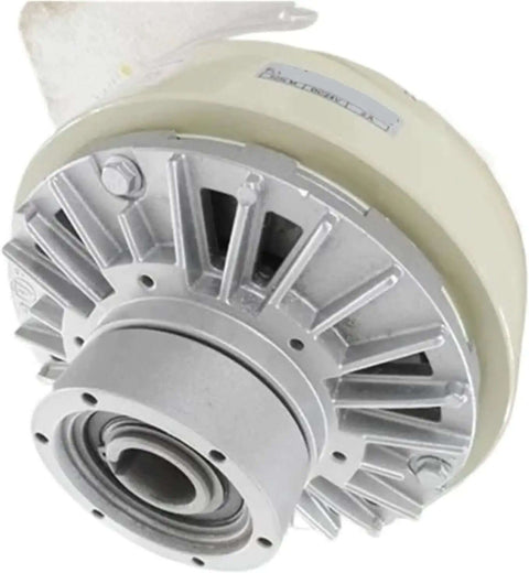 Side view of Magnetic Powder Clutch Tension Motor With Magnetic Brake For Precise Braking Torque Control And Rock Solid Performance 24V DC