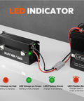 14.6V 40A Lithium Battery Charger For LiFePO4 12V Batteries with LED indicator and Anderson connector, AC-DC Smart Charger