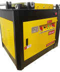 Heavy Duty Electric Rebar Bender Machine 3000 Watt Three Phase With Foot Switch For 6 To 40 Mm Round Steel Bars showing operational panel.
