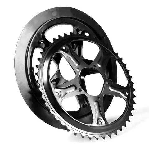 46T CNC Aluminum Chainring For Mid Drive Kits Fits BBS01 BBS02 BBSHD Electric Bike Motors Ride Ready Chain Wheel For Ebike Conversions Durable Aluminum Alloy With Smooth Shifting And Plenty Of Grit