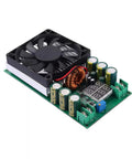 600W Step Down Voltage Regulator Module With Built In Cooling Fan For Industrial And Electronics Projects Handy Adjustable Output Rock Solid Overcurrent And Overtemperature Protection Short Circuit Safeguards Stable Efficient Power Supply Board, top view