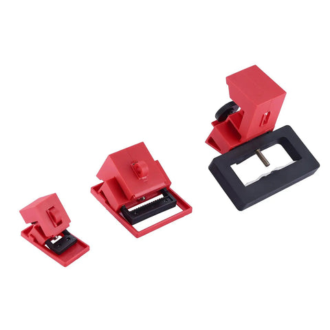 Lockout Kit For Circuit Breakers Clamp On 12 Pack For 120 To 277 Volt And 480 To 600 Volt Single And Multi Pole Breaker Lockout Device