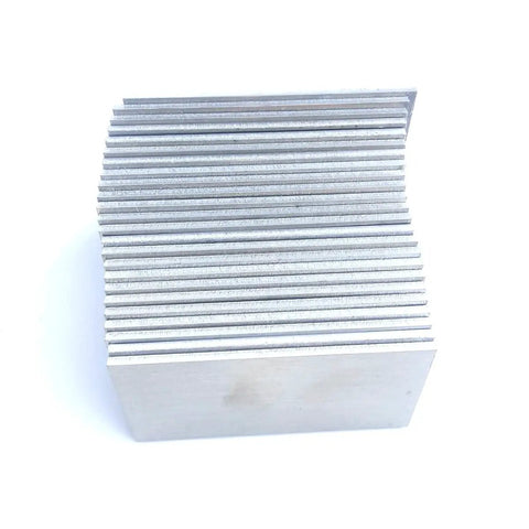 Stack of Premium Aluminum Welding Practice Coupons 5052 Aluminum 2x4 Inch Pack Of 24 For MIG TIG Stick Arc Gas Brazing Training