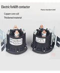 Heavy Duty 12V 24V 48V Electric Forklift Relay Start Switch DC Contactor for Cart Tailboard with copper core coil.