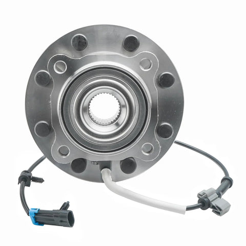 RWD Front Wheel Hub Bearing Assembly Two Piece Kit With ABS For GMC Sierra 1500 HD 2500 HD Yukon XL 2500 Chevy 2001 2006 8 Lug