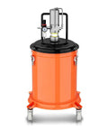 High Temp Grease Pump Kit For 5 Gallon Buckets Grease Gun With 19 Feet Explosion Proof Tubing on wheels