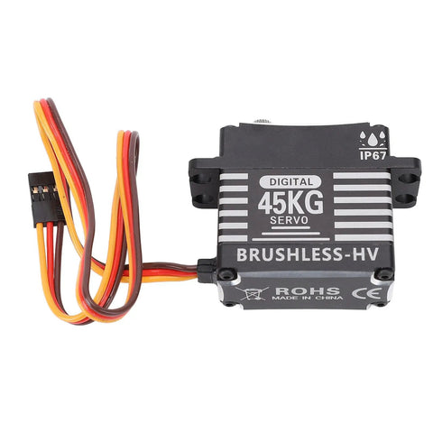 Heavy Duty 180 Degree Brushless Servo Delivering Beast Mode 45kg Coreless Motor Power And Full Steel Gears Built Tough for RC Cars
