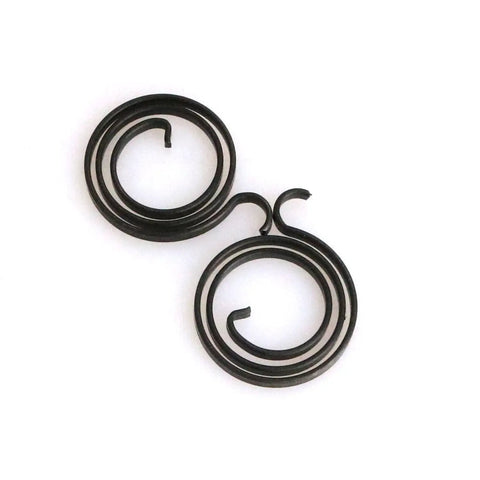 5 Pack Black Torsion Return Springs for Door Handle Replacement - Heavy Duty Interior Door Handle Repair Springs, shown in detail.