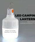 800 Lumen LED Camping Lanterns With Rechargeable Batteries Waterproof Portable Pendant Lights For Outdoor Adventures