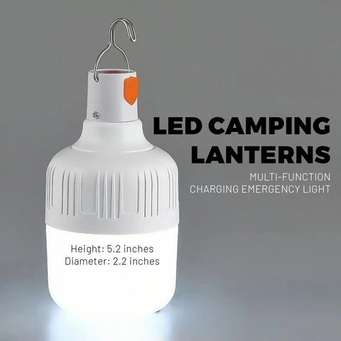 800 Lumen LED Camping Lanterns With Rechargeable Batteries Waterproof Portable Pendant Lights For Outdoor Adventures