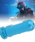 Blue Diving Ear Equalization Training Tool With Aluminum Alloy Build and 3 Balloons, Easy Ear Pressure Relief for Scuba and Freediving