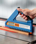 Slick D Handle Narrow Push Block For Table Saw Safety keeps fingers clear of blades with non-slip base and sturdy grip.
