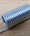 Rock Solid Zinc Plated Extension Springs 3 Inch Free Length showing detailed coil design and hooks, ideal for industrial use.