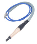 High Speed Pencil Die Grinder Air Tool Built Like A Tank At 23000 Rpm Featuring Tough Aluminum Alloy Body with blue air hose