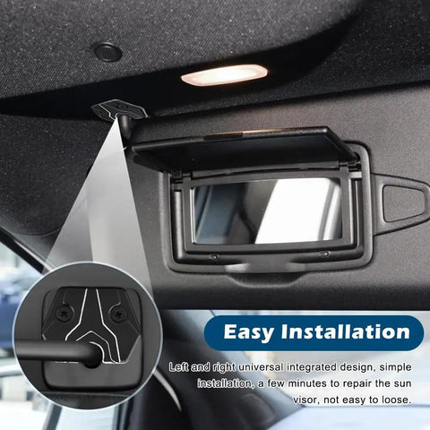 Sun Visor Repair Kit For Dodge Ram 1500 Trucks 2018 2019 2020 2021 2022 Visor Clip Replacement installation detail