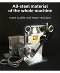 No Fluff Heavy Duty Electric Belt Sander And Grinder Combo steel body with motor, designed for sanding and grinding tasks.