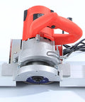 Heavy Duty Electric Tile Bevel Cutter With 1200W Motor At 13000RPM For Precision Cuts aviation aluminum frame and blade detail.