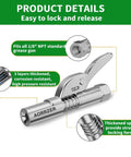 narrow access grease gun needle with 1/8 NPT thread