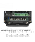 Beefed-Up 7.5kW VFD Inverter For 220V 380V Motors, Smooth Variable Frequency Drive With 1 HP Or 3 HP Input And 3 HP Output, Energy Saving, Pure Copper Windings, Safe Durable Performance terminal layout and wiring diagram
