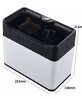 Electric Portafilter Cleaner Slaps Coffee Grounds Out Of Your Filter Effortlessly, Knock Box with brush and scrapers.