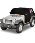 Jeep 2 Door Cab Cover For 2007 2025 Waterproof Oxford Car Cover With Reflective Strip Sun Snowproof All Weather Shield on Wrangler
