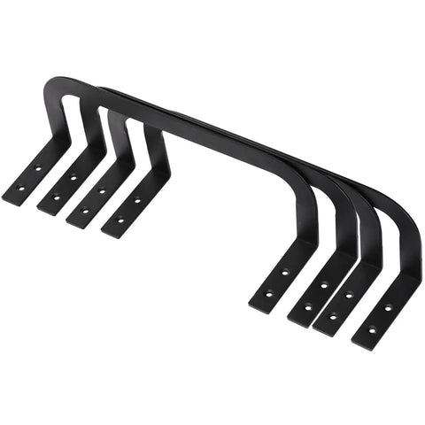 Heavy Duty 4 Pack Mattress Retainer Bars Lock Down Your Bed Frame With Tough Metal Slide Stoppers Non Slip Bed Grippers That Hold Tight And Keep Your Mattress Square So You Can Sleep Easy Tonight, black metal bars for mattress retention.