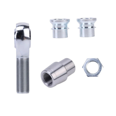 3/4 Inch Heim Joint Rod End Kit For Steering And Suspension Linkage Crafted From Heavy Duty Steel, showing components and fittings.