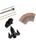 Hardwood Floor Squeak Fix Kit With Squeak No More Tech, Includes 5 Tools And 50 Notched Screws for DIY home improvement