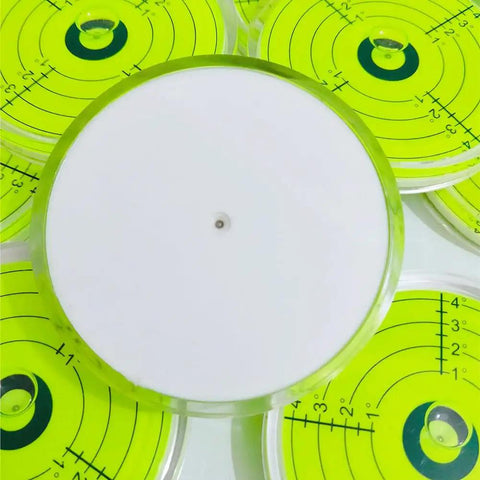 Rock Solid 80mm Round Spirit Level Featuring Degree Marked Surface And Oversized Bubble For Bang On Readings Heavy Duty Circular Measuring Device Perfect For Construction Layouts And Weekend Diy Fixes