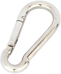 2 Pack 304 Stainless Steel Horse Tie Ring With Eye Bolt, Safe Training Gear, durable carabiner spring link component