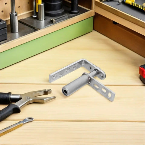 Stainless Steel Double Swing Door Hinges With Self-Closing Spring Load For 16mm-20mm Doors, Corrosion Resistant Gravity Return