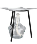 Pro Grade Lab Heating Kit With Alcohol Lamp, Tripod Stand, featuring a glass bottle with wick, essential for chemistry experiments.