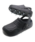 Heavy Duty Lawn Aerator Shoes With Adjustable Single Strap For A Secure Fit Spiked Garden Shoes for yard work and lawn care