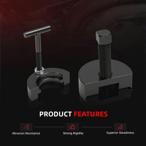 AxleyHub RR1014TR RR1013TR transmission tools set in metal gray: front bearing puller and countershaft support tool