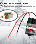 12T 550 Brushed RC Motor For 1 Tenth Scale Traxxas Slash And Other RC Trucks With Beefy Torque Long Armature 3.175mm Shaft