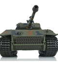 Front view of German Panther V One Sixteenth Scale RC Tank With Two Point Four GHz Infrared Battle System HengLong TK7.0 Mainboard