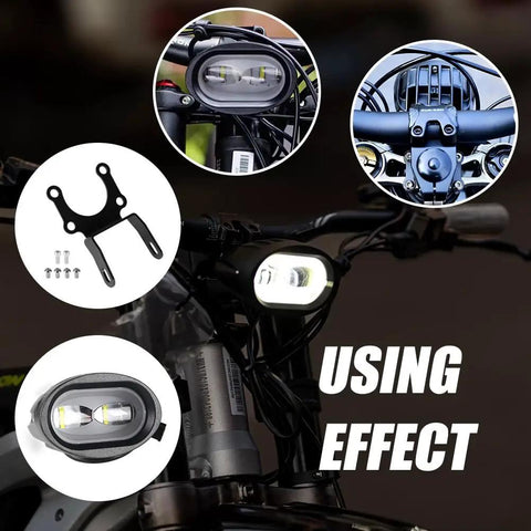 LED Headlight With Mount Bracket For Sur Ron Dirt Bikes And Electric Bikes Light Bee Models S And X Series X160 X260